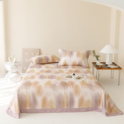 91家纺网 家纺一手货源 找家纺 （总）舒慕 2025新款贴边天丝竹纤维凉席三件套