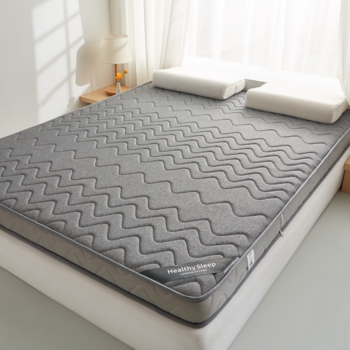 91家纺网 家纺一手货源 找家纺 艺博床垫 2025新款25d立体海绵床垫 曲线灰