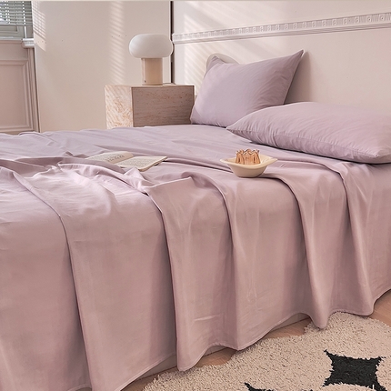 91家纺网 家纺一手货源 找家纺 （总）DoDo 兜兜 2025新款全棉双层纱印花单床单（可定做尺寸）