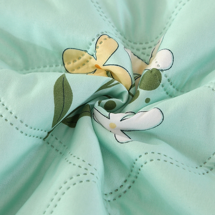 91家纺网 家纺一手货源 找家纺 诗雅纺织 2025新款亲肤柔软钻石绒夏被空调被 枝桠