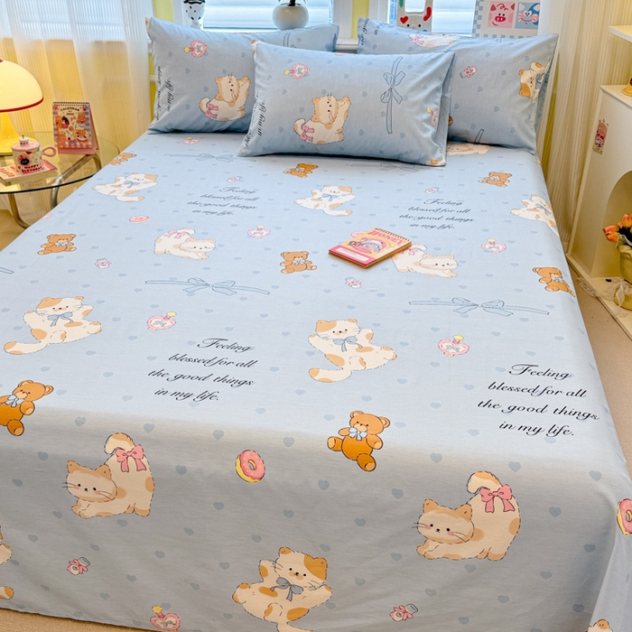 91家纺网 家纺一手货源 找家纺 （总）吉象家纺 2025新款高支密全棉印花单品系列-单床单