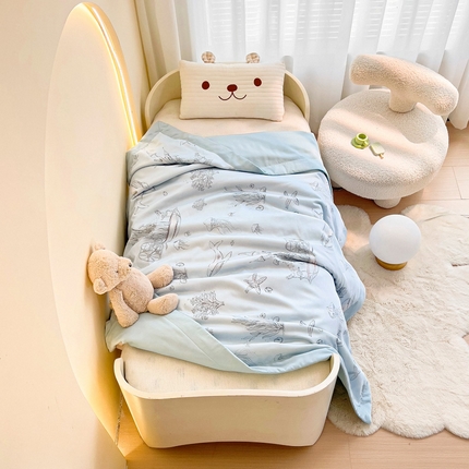 御棉坊 2025新款A类50天丝数码印花夏被子被芯 海底世界