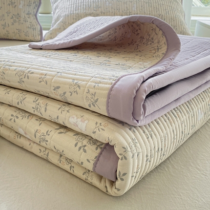 91家纺网 家纺一手货源 找家纺 （总）家喜爱 2025新款有氧双层纱床盖