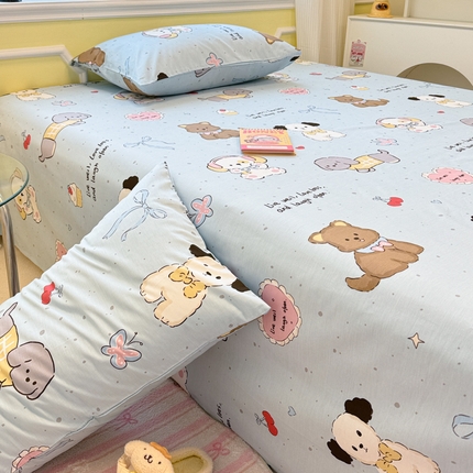 91家纺网 家纺一手货源 找家纺 （总）吉象家纺 2025新款高支密全棉印花单品系列-单床单