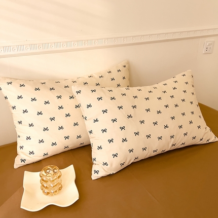 91家纺网 家纺一手货源 找家纺 （总）DoDo 兜兜 2025新款全棉双层纱印花单枕套（可定做尺寸）