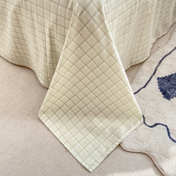 91家纺网 家纺一手货源 找家纺 宜家坊 2025早春新品全棉纯棉喷气13070小清新印花纯棉四件套-风格二 朵朵熊