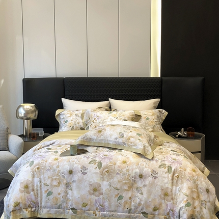 91家纺网 家纺一手货源 找家纺 （总）太古汇家居 2025新款秋冬长绒棉数码印花系列四件套