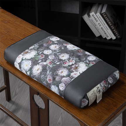 91家纺网 家纺一手货源 找家纺 （总）仁宇枕业 2025新款新品高端奢华全棉贡缎牡丹花开系列全荞麦枕头枕芯