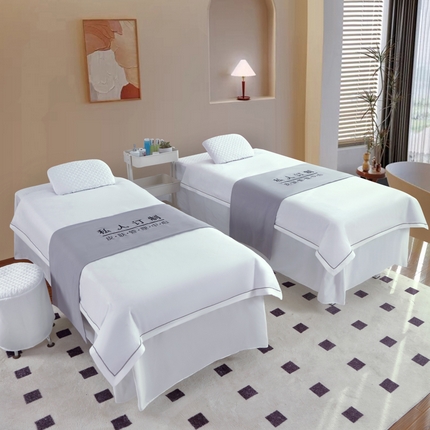 乐逸2025新品四季压线款床罩 压线款白色