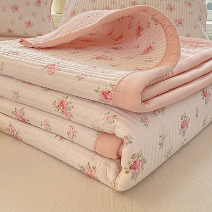 91家纺网 家纺一手货源 找家纺 （总）家喜爱 2025新款有氧双层纱床盖