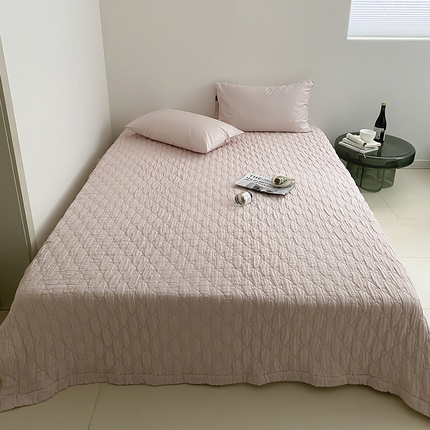 麻依2025新款全棉韩国纱布夏被子被芯 蝴蝶结-浅粉