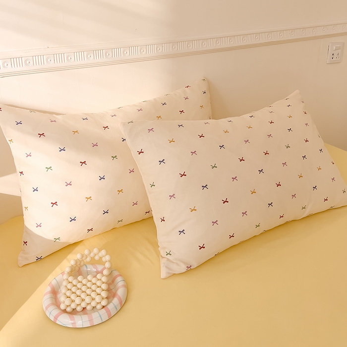 91家纺网 家纺一手货源 找家纺 DoDo 兜兜 2026新款全棉双层纱印花四件套（可定做尺寸） 彩蝶