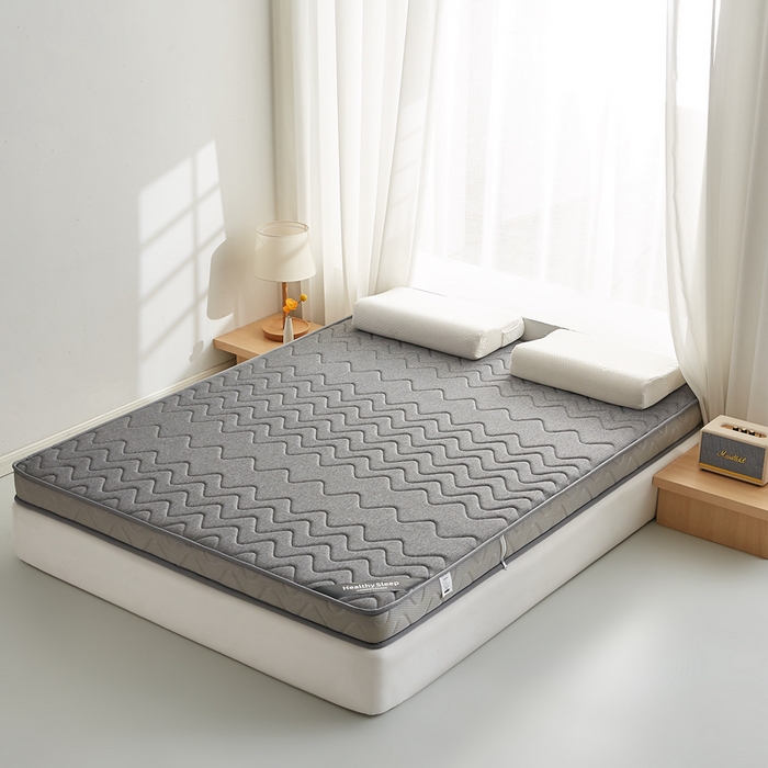 91家纺网 家纺一手货源 找家纺 艺博床垫 2025新款25d立体海绵床垫 曲线灰