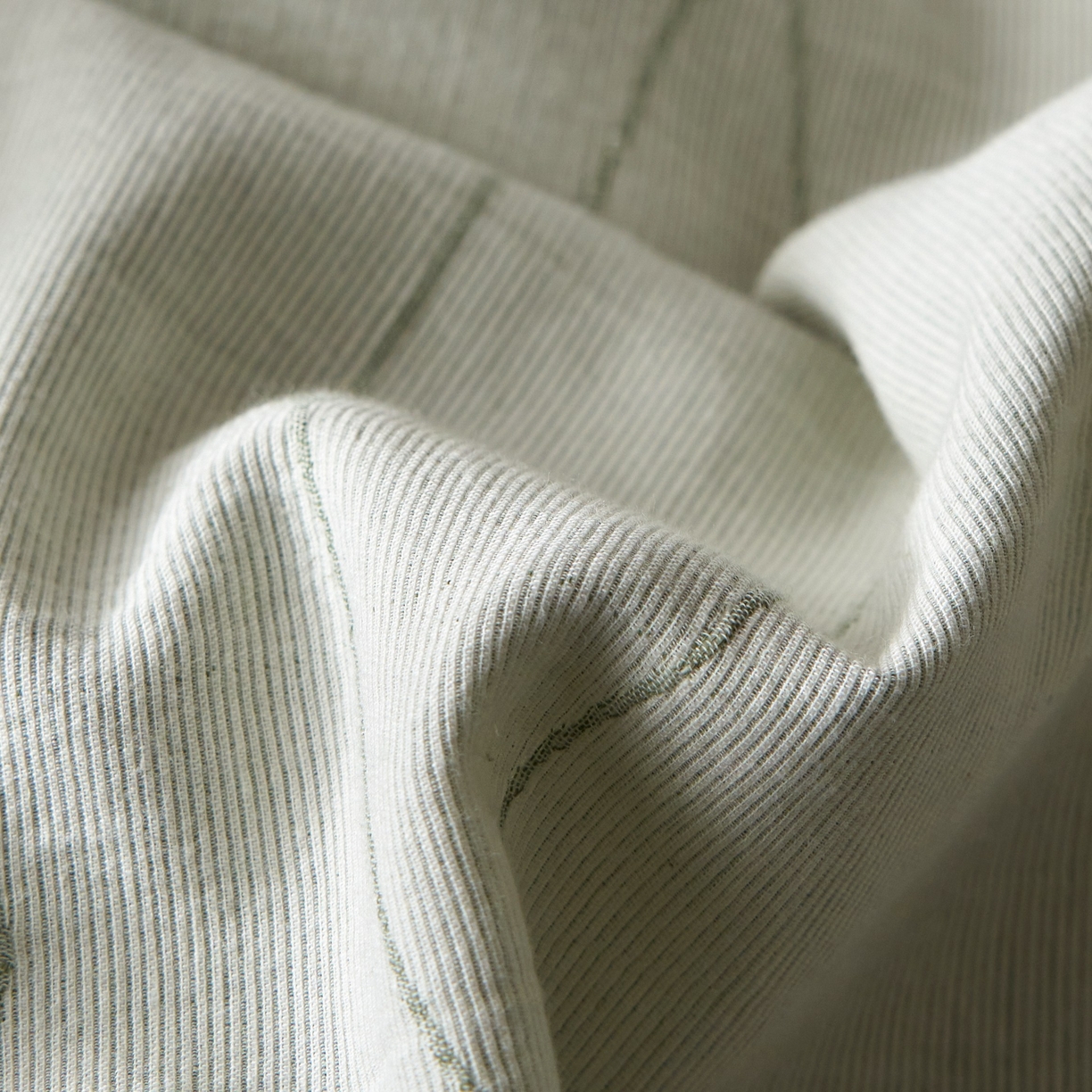 91家纺网 家纺一手货源 找家纺 安莱生活 2025新款60s双层纱色织大提花蝶舞翩翩四件套系列 蝶舞翩翩-草绿