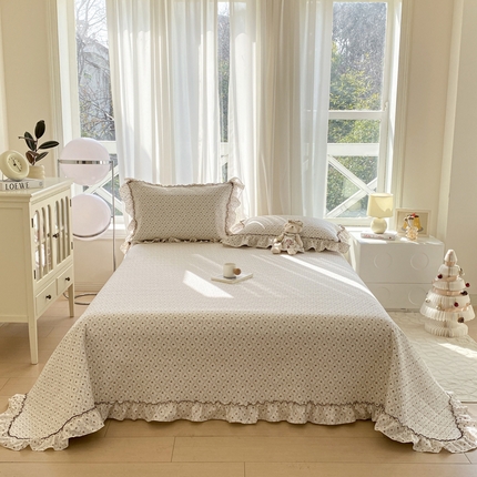 91家纺网 家纺一手货源 找家纺 （总）尊妙被业 2025新款针织棉床盖三件套