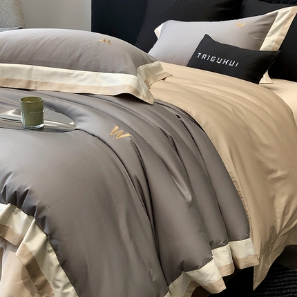 91家纺网 家纺一手货源 找家纺 （总）太古汇家居 2025新款双股多伦多系列四件套