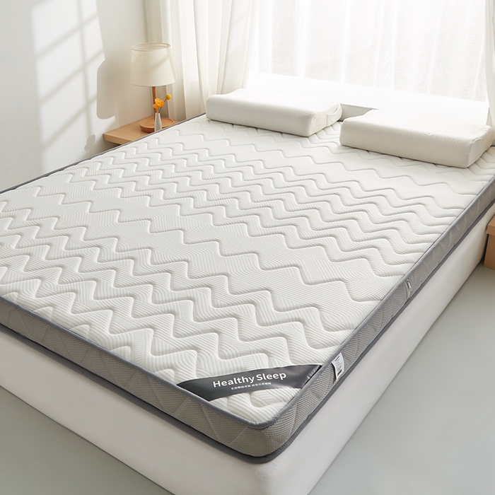 91家纺网 家纺一手货源 找家纺 艺博床垫 2025新款25d立体海绵床垫 曲线白