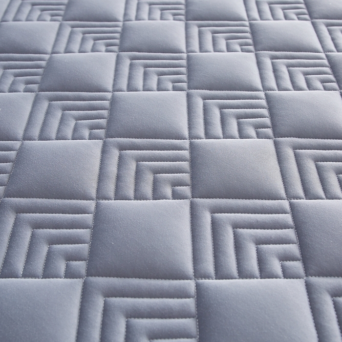 91家纺网 家纺一手货源 找家纺 艺博床垫 2025新款水洗棉成人床垫 灰色
