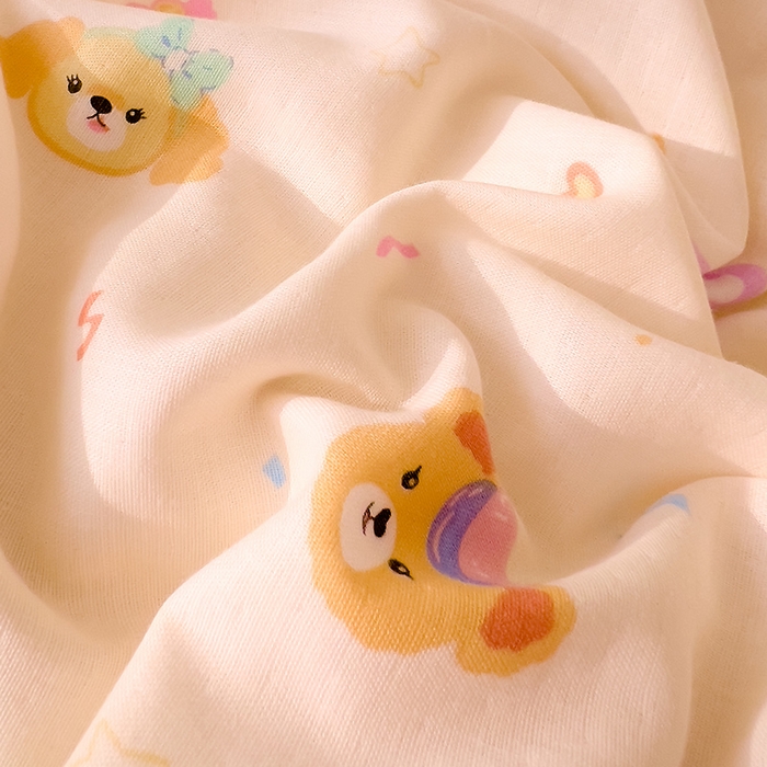 91家纺网 家纺一手货源 找家纺 DoDo 兜兜 2025新款全棉双层纱印花单枕套（可定做尺寸） 梦想家