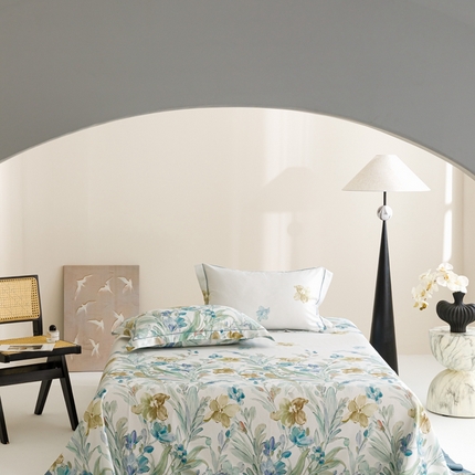 91家纺网 家纺一手货源 找家纺 （总）舒慕 2025新款贴边天丝竹纤维凉席三件套