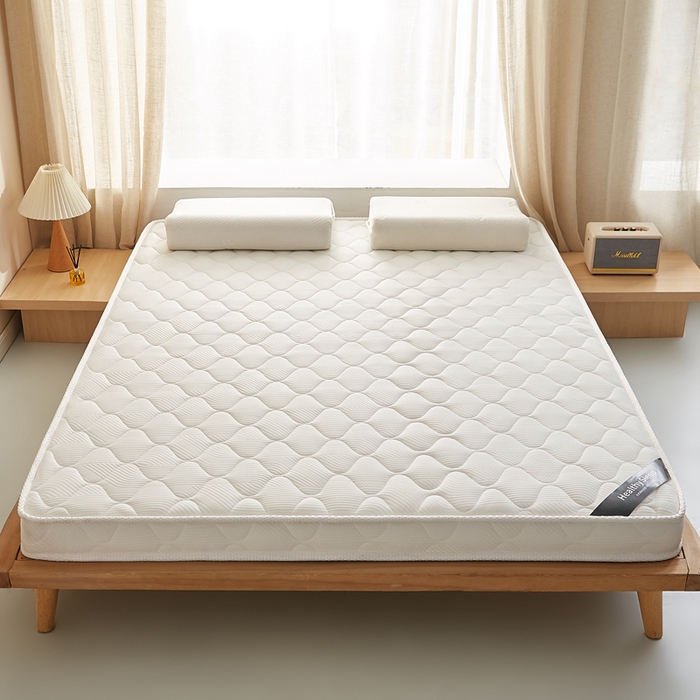 91家纺网 家纺一手货源 找家纺 艺博床垫 2025新款25d立体海绵床垫 格子白