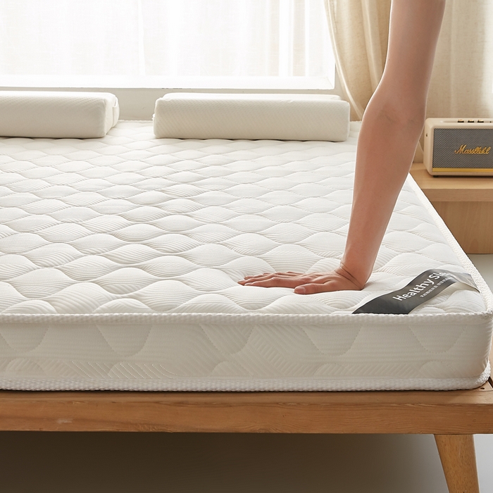 91家纺网 家纺一手货源 找家纺 艺博床垫 2025新款25d立体海绵床垫 格子白