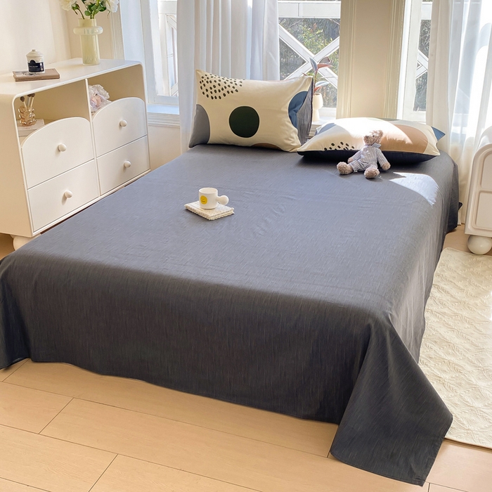 91家纺网 家纺一手货源 找家纺 宜家坊 2025早春新品全棉纯棉喷气13070小清新印花纯棉四件套-风格二 米亚