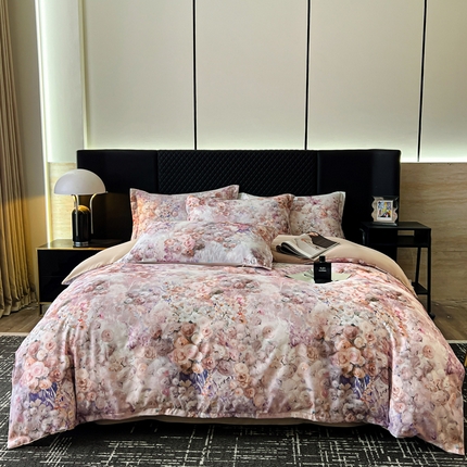 91家纺网 家纺一手货源 找家纺 一比一家纺 2025新款棉代尔轻奢套件 温蒂