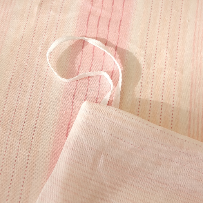 91家纺网 家纺一手货源 找家纺 DoDo 兜兜 2026新款全棉双层纱印花单被套（可定做尺寸） 律动-粉