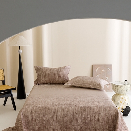 91家纺网 家纺一手货源 找家纺 （总）舒慕 2025新款贴边天丝竹纤维凉席三件套