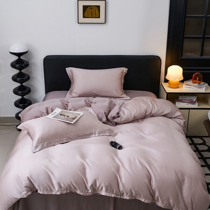 91家纺网 家纺一手货源 找家纺 （总）顾家家居  2025新款纯色兰精天丝四件套