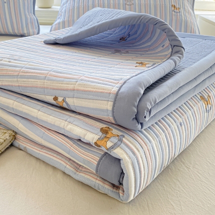 91家纺网 家纺一手货源 找家纺 （总）家喜爱 2025新款有氧双层纱床盖