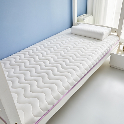 91家纺网 家纺一手货源 找家纺 艺博床垫 2025新款牛奶丝学生床垫 白色