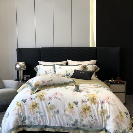 91家纺网 家纺一手货源 找家纺 （总）太古汇家居 2025新款秋冬长绒棉数码印花系列四件套