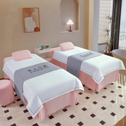 91家纺网 家纺一手货源 找家纺 乐逸2025新品四季压线款床罩 压线白+玉