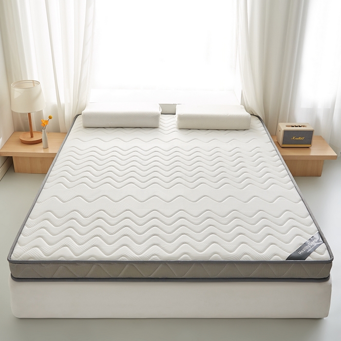 91家纺网 家纺一手货源 找家纺 艺博床垫 2025新款25d立体海绵床垫 曲线白