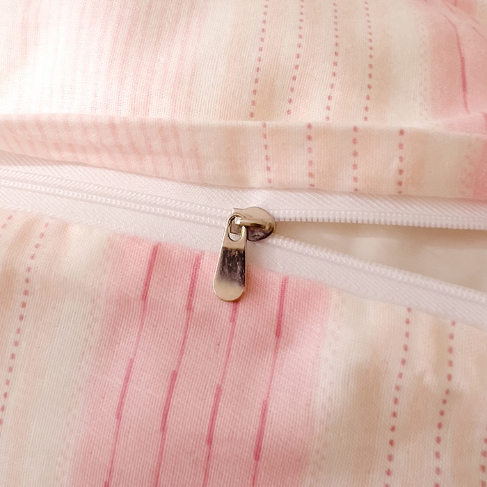 91家纺网 家纺一手货源 找家纺 DoDo 兜兜 2026新款全棉双层纱印花单被套（可定做尺寸） 律动-粉