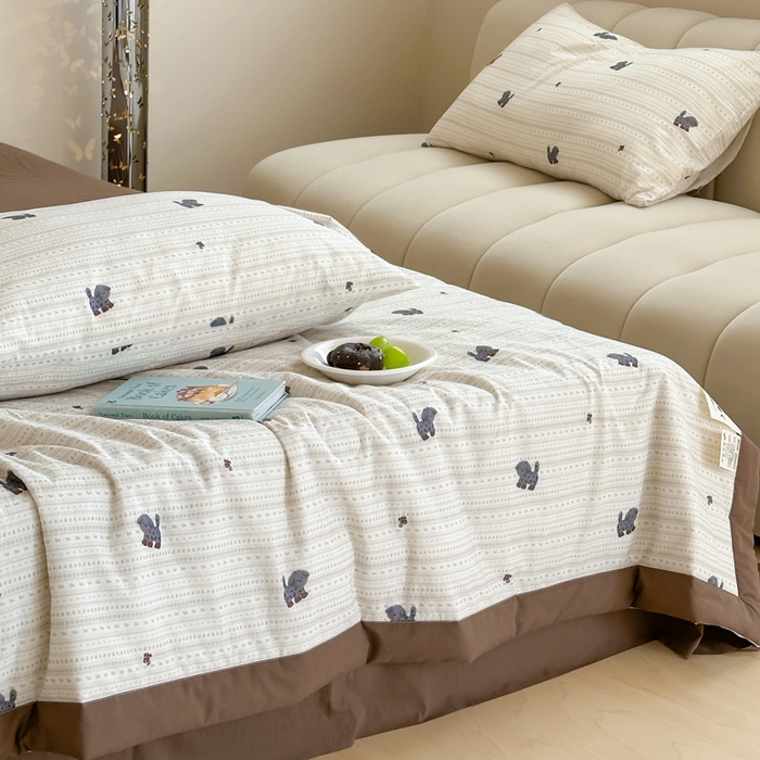 91家纺网 家纺一手货源 找家纺 （总）大彩家居 2025新款60S全棉有氧水洗纱布夏被夏凉被被子被芯空调被