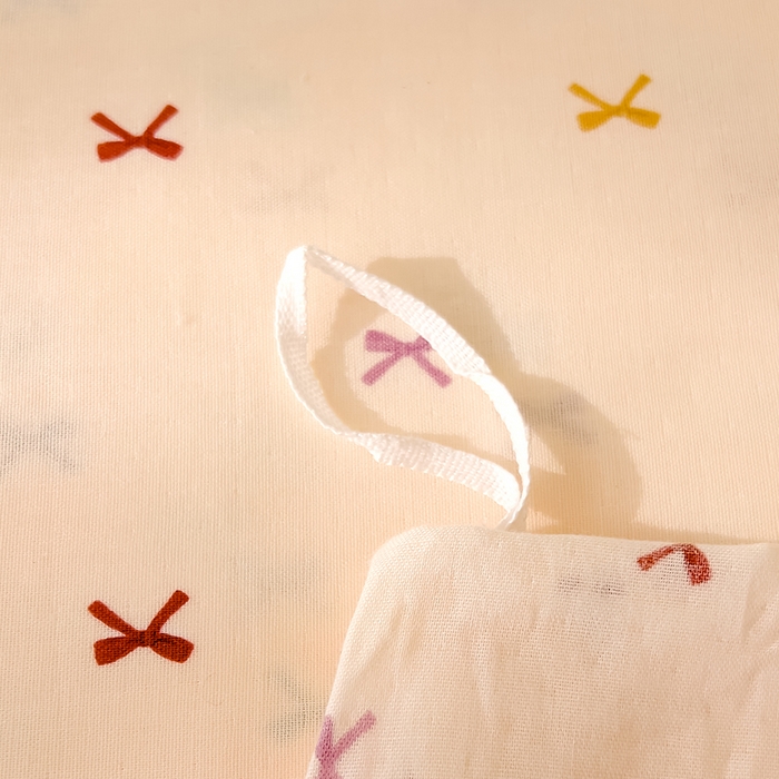 91家纺网 家纺一手货源 找家纺 DoDo 兜兜 2025新款全棉双层纱印花单被套（可定做尺寸） 彩蝶