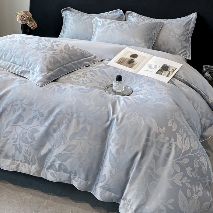 91家纺网 家纺一手货源 找家纺 （总）米彩家纺 2025新款A类水洗真丝天丝提花四件套