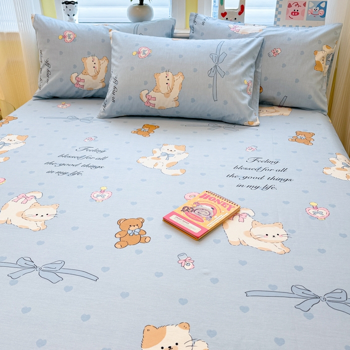 91家纺网 家纺一手货源 找家纺 （总）吉象家纺 2025新款高支密全棉印花单品系列-单床单