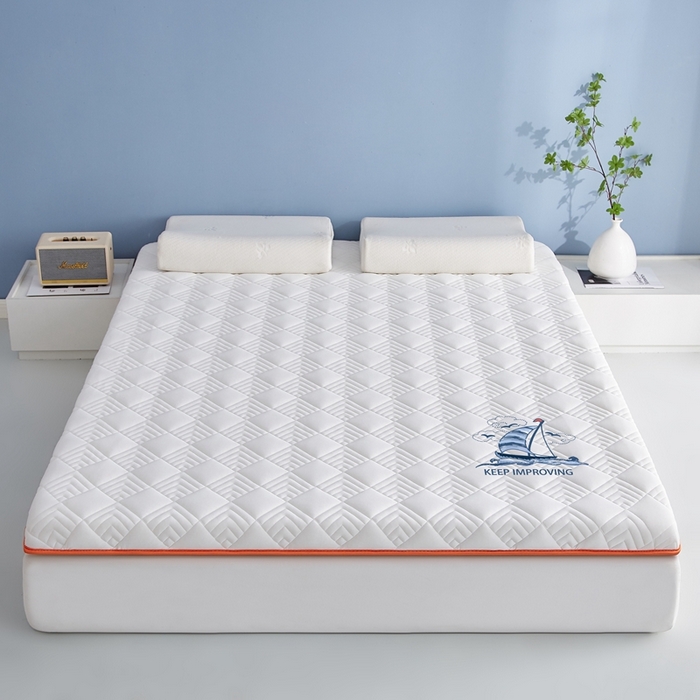 91家纺网 家纺一手货源 找家纺 艺博床垫 2025新款水洗棉成人床垫 白色