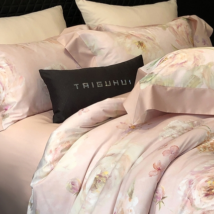 91家纺网 家纺一手货源 找家纺 （总）太古汇家居 2025新款活性数码印花四件套