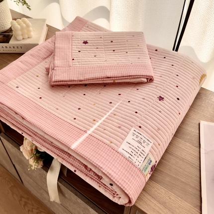 91家纺网 家纺一手货源 找家纺 尊妙被业 （总）2025春夏新款全棉纯棉印花床盖三件套