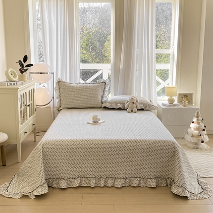 91家纺网 家纺一手货源 找家纺 （总）尊妙被业 2025新款针织棉床盖三件套