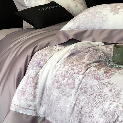 91家纺网 家纺一手货源 找家纺 （总）太古汇家居 2025新款活性数码印花四件套