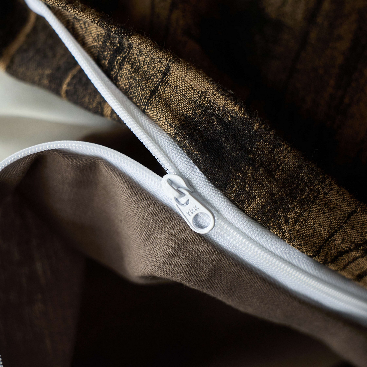 91家纺网 家纺一手货源 找家纺 安莱生活 2025年全棉色织人字纹提花三系列四件套 米兰迪-咖