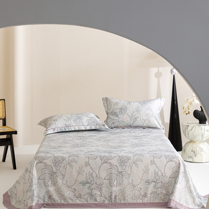 91家纺网 家纺一手货源 找家纺 （总）舒慕 2025新款贴边天丝竹纤维凉席三件套