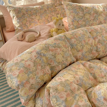 91家纺网 家纺一手货源 找家纺 （总）瑞莱 2025全新纯棉印花萌趣系列四件套（第二批）