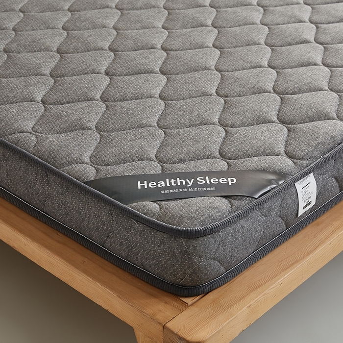 91家纺网 家纺一手货源 找家纺 艺博床垫 2025新款25d立体海绵床垫 格子灰